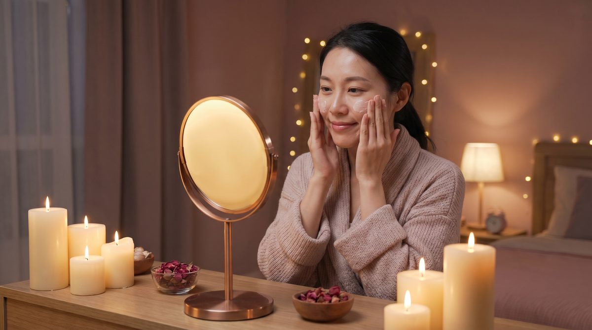 香蕉视频夜间护肤视频演示，女性自我照顾生活视频，温暖疗愈氛围，www.hsh2p5f0n.cn